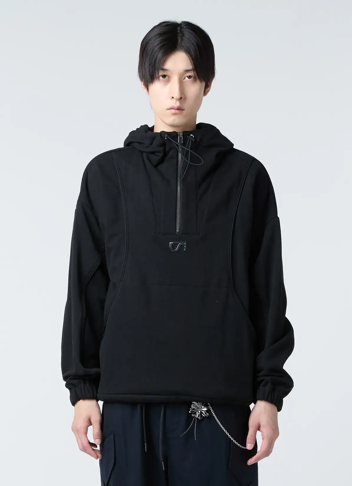 NEW DAVIS PULLOVER - GREY/BLACK (ONLINE EXCLUSIVE) | SHOOP