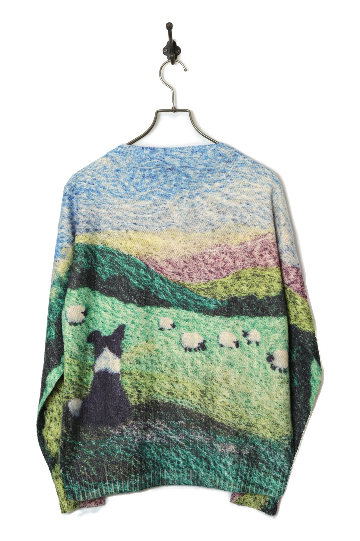 VINTAGE PRINTED KNITTED SWEATER/L - 画像 (6)