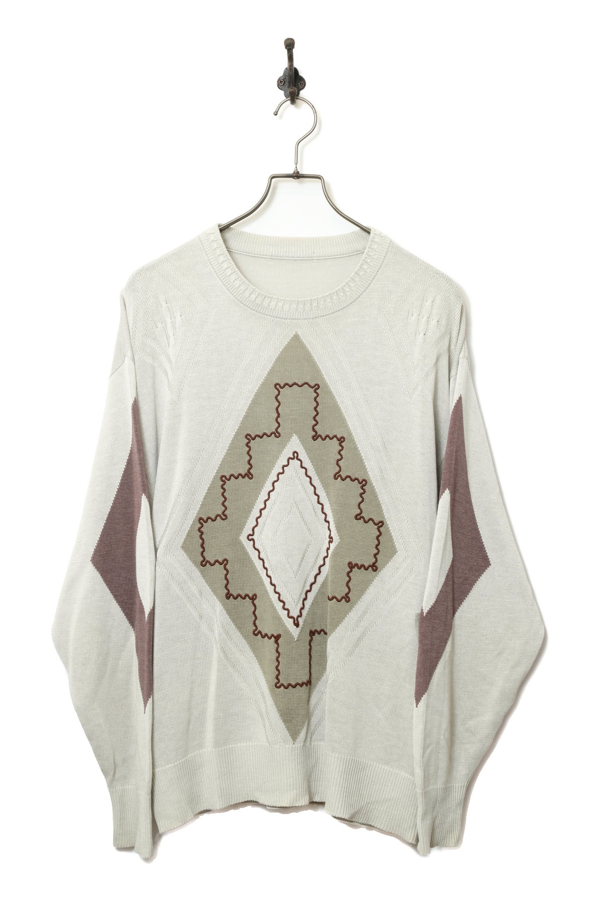 VINTAGE PATTERN SWEATER/M
