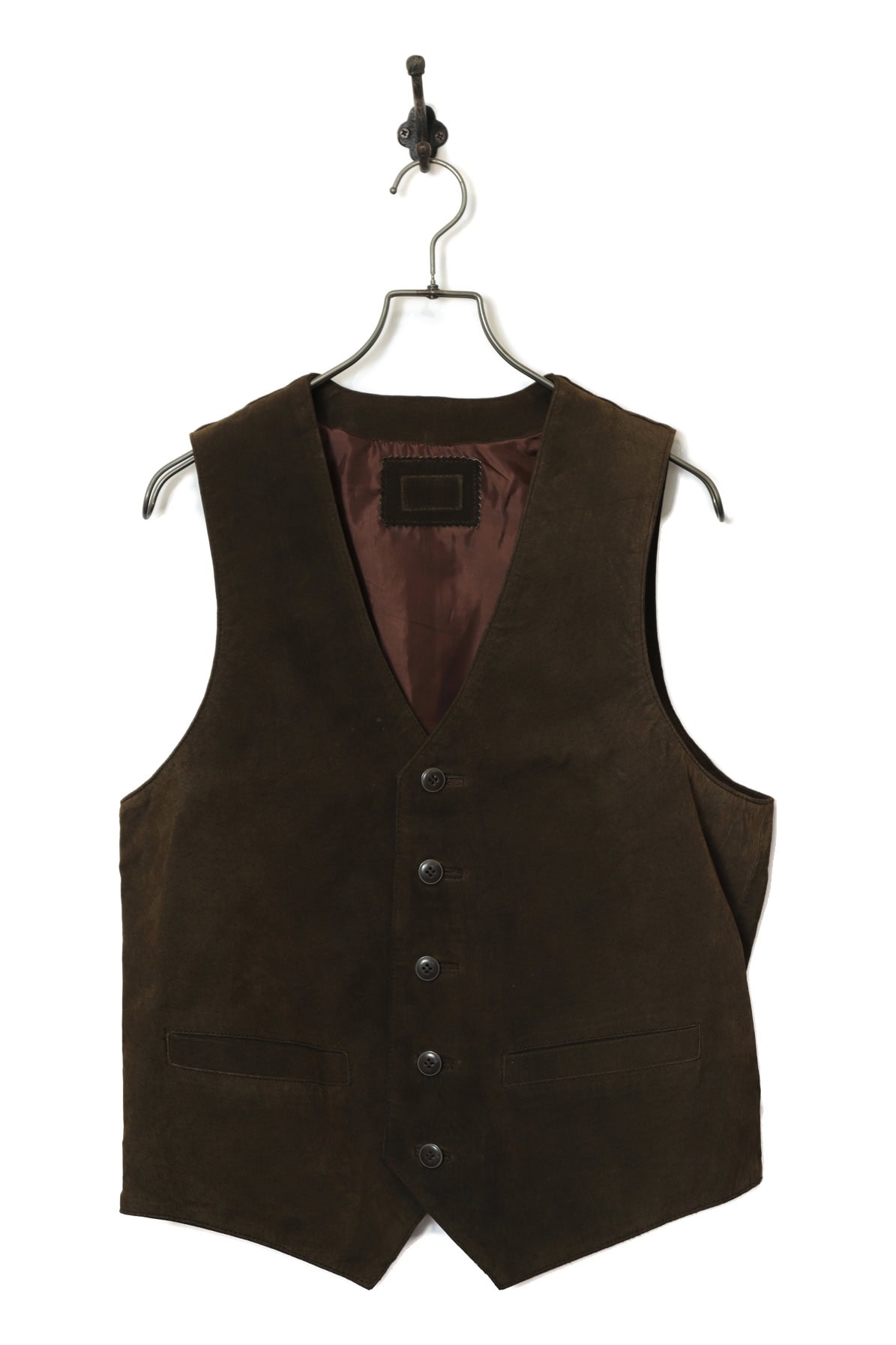 VINTAGE SUEDE VEST/L