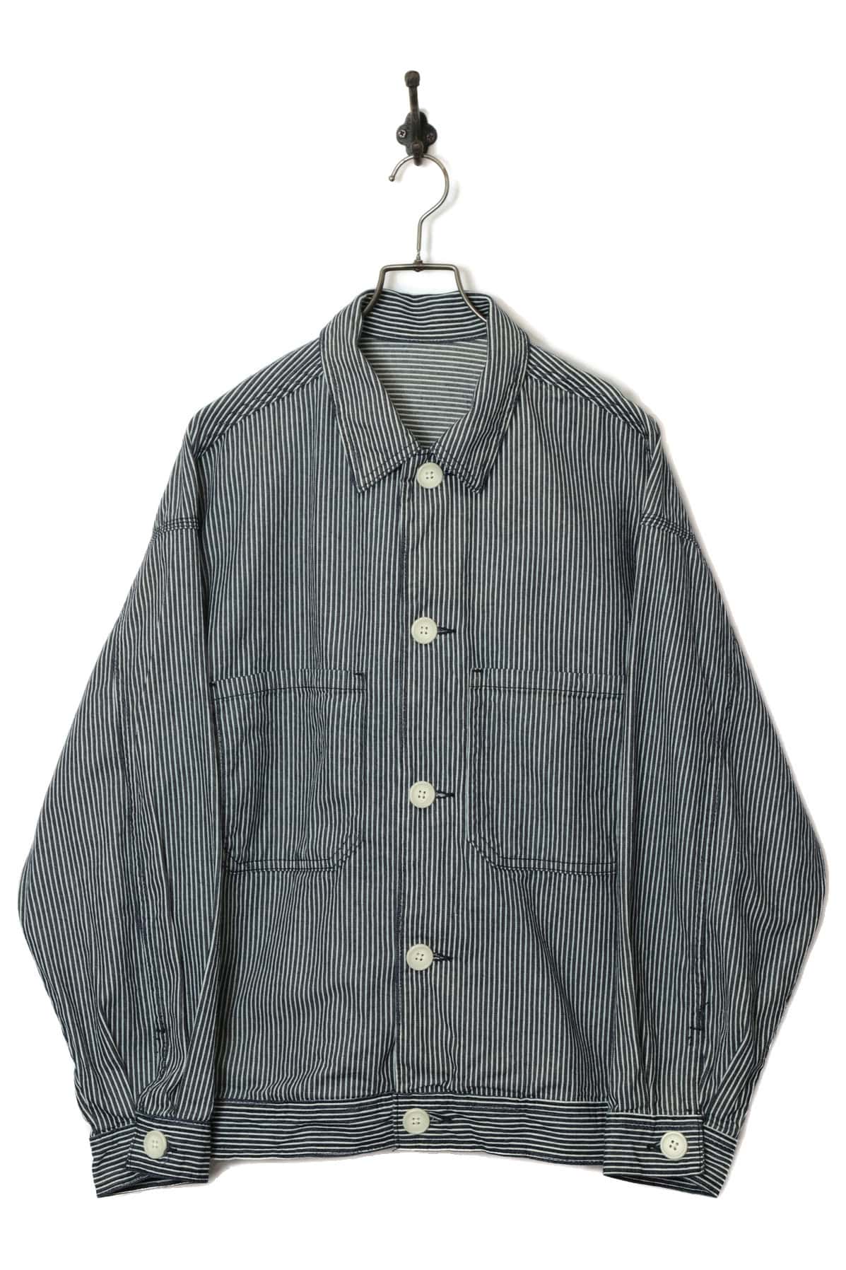 VINTAGE STRIPE WORK JACKET/L