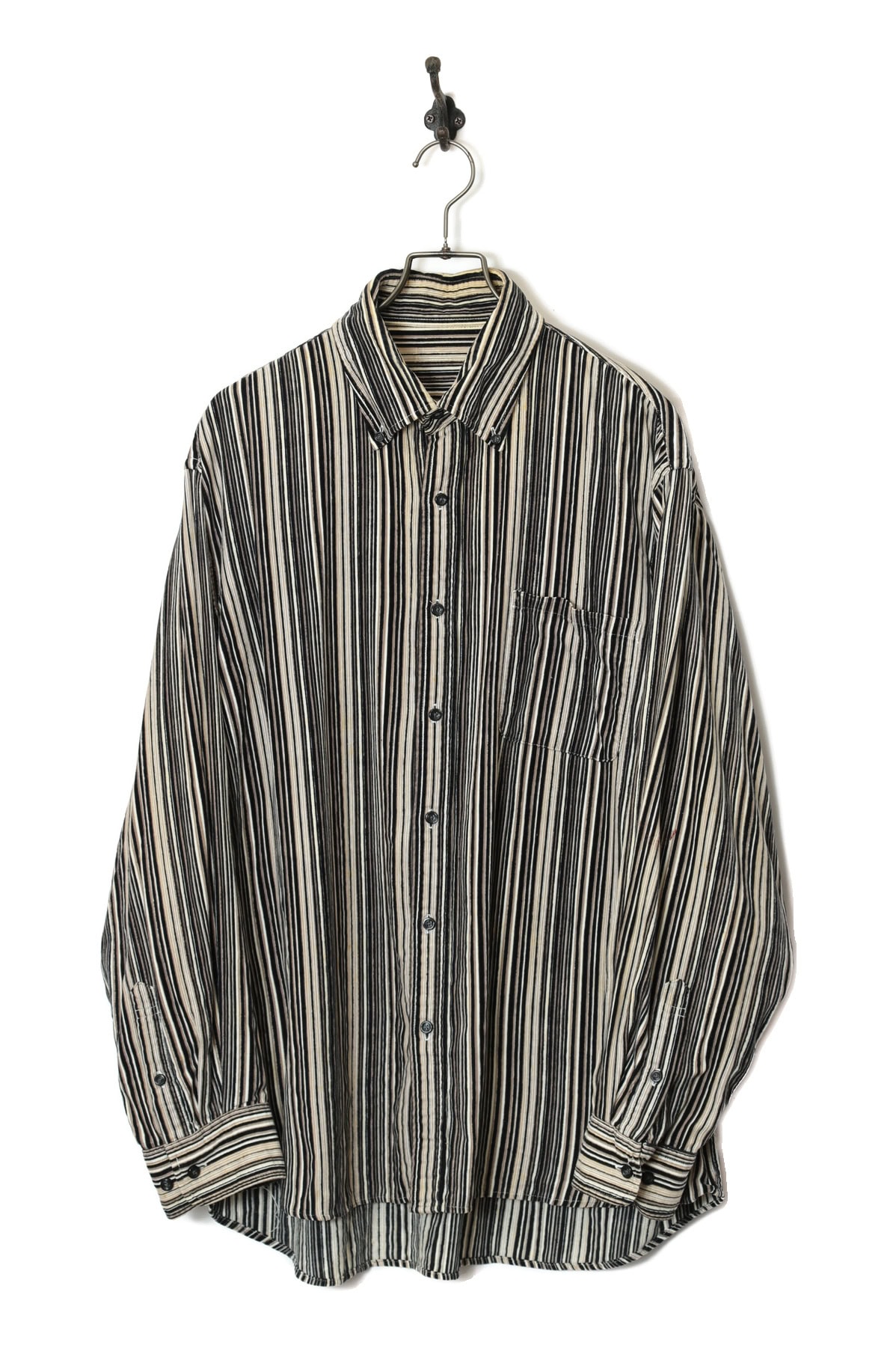 VINTAGE CORDUROY STRIPE SHIRT/XL