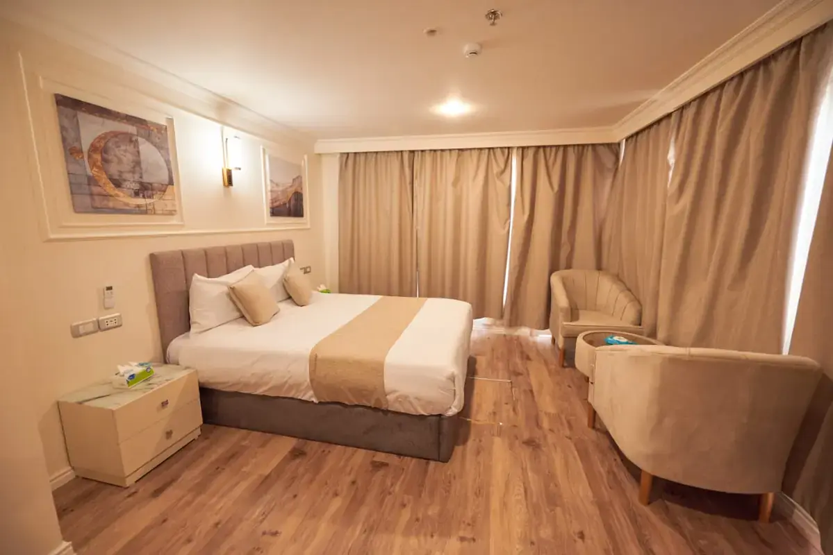 Spacious double cabin aboard the Luxury Dahabiya Nile Cruise