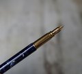 Stylo Plume Waterman Lady Agathe Marbré Bleu – Plume en Or Massif 18 K – vue 2