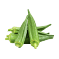 Fresh okra or ladies' fingers