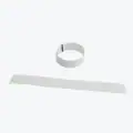 1" Plain Tyvek Wristbands