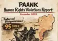 Paank condemns disappearances of two Baloch men in Balochistan