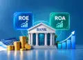 ROE and ROA financial indicators showing how a Nepali bank uses capital and assets to measure financial performance