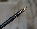 Stylo Plume Sheaffer Targa Laque Malachite Ronce – Plume en Or 14 Carats – vue 2