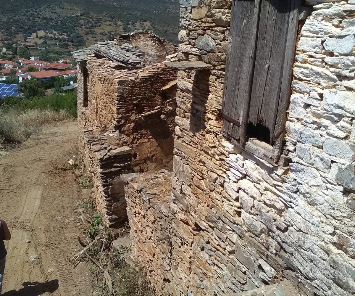 Evia Koskina land and derelict outbuildings