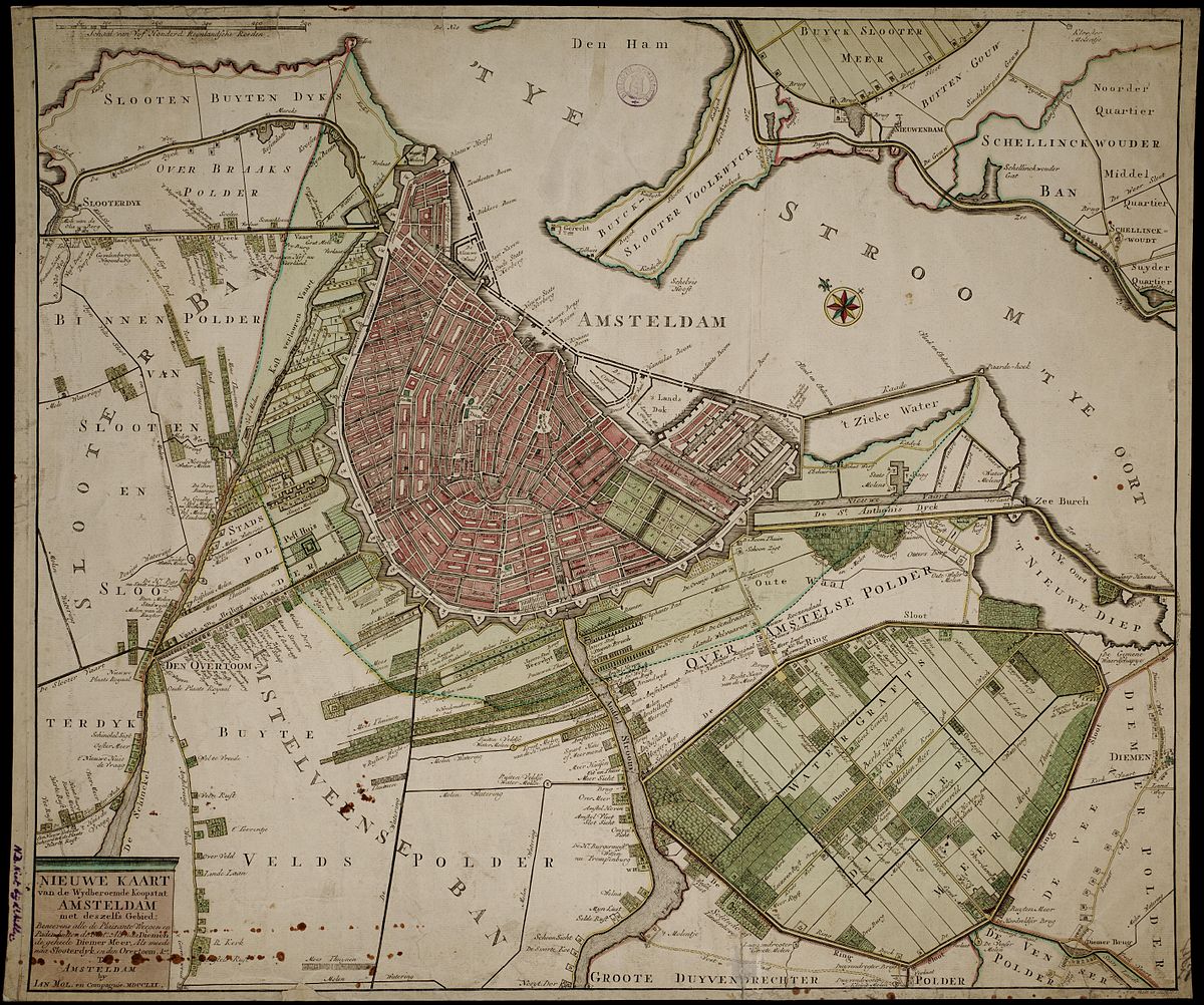 Beyond the City Walls: The 1770 Jan Mol Map of Amsterdam