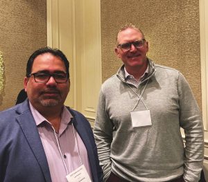 ASAP Conference 2025 Isak Rodriguez, left, from Isak Computing/SiCompounding, with Josh Cline from PPOk/Rx Linc.