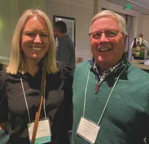 ASAP Conference 2025 Speaker Ronna Hauser, from the National Community Pharmacists Association (NCPA), and Synerio’s Bruce Roberts.