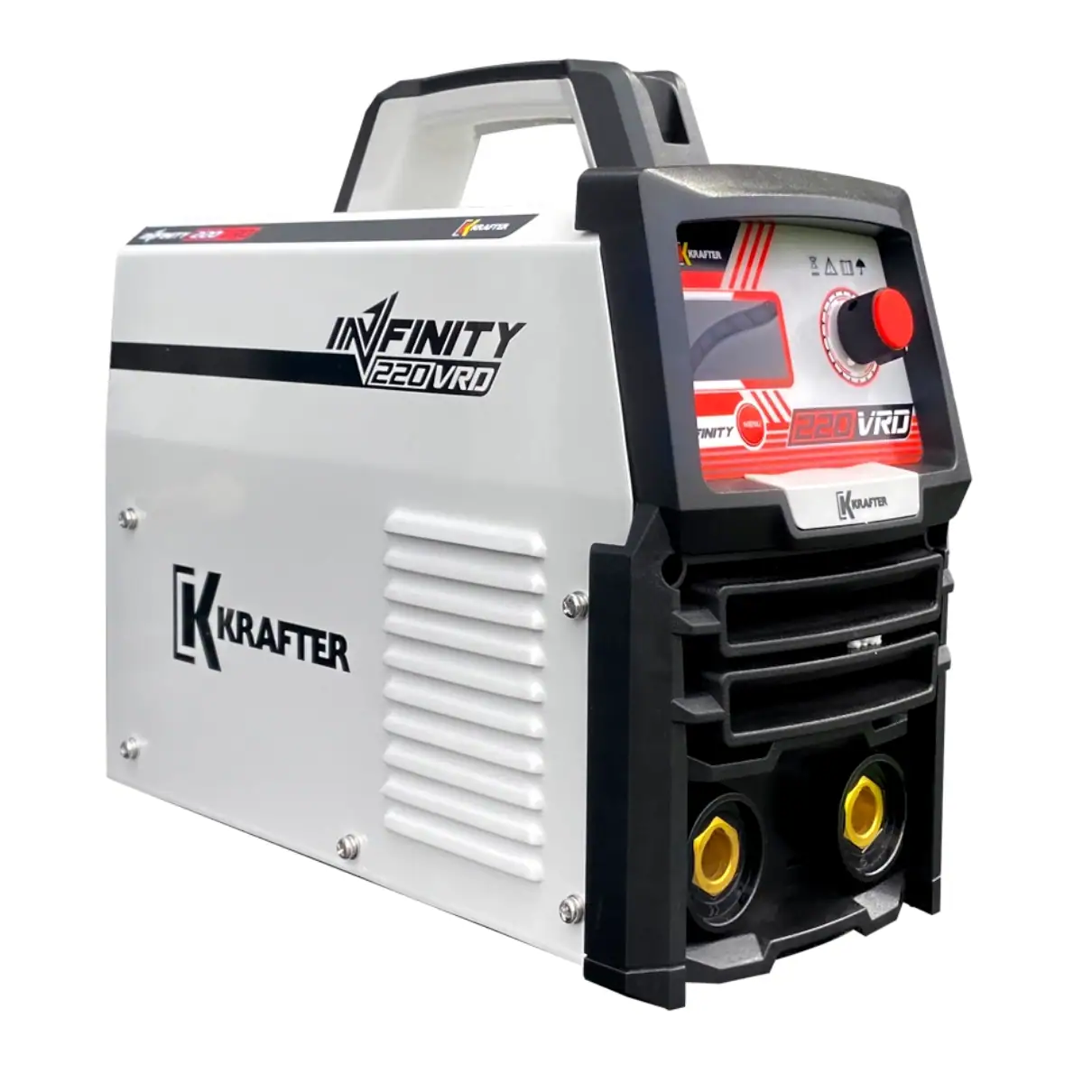 Soldadora Inverter 7.5 KVA, 10 - 220 A, 220 V, Electrodo 2.4 - 4 mm / Krafter INFINITY 220-VRD