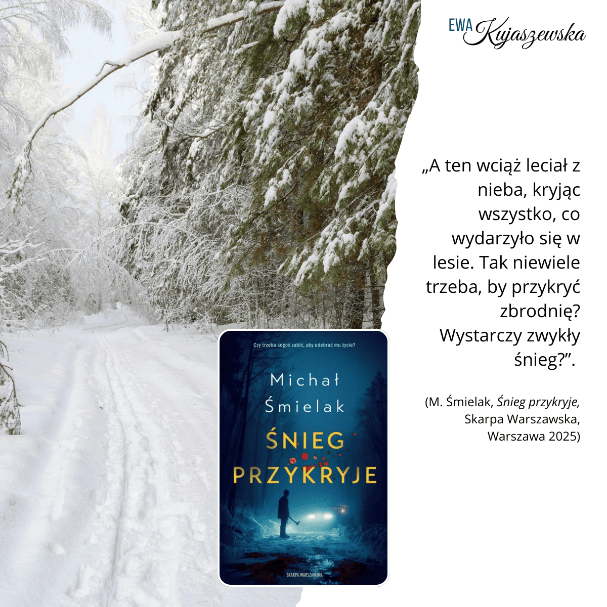 snieg przykryje, okładka ksiązki