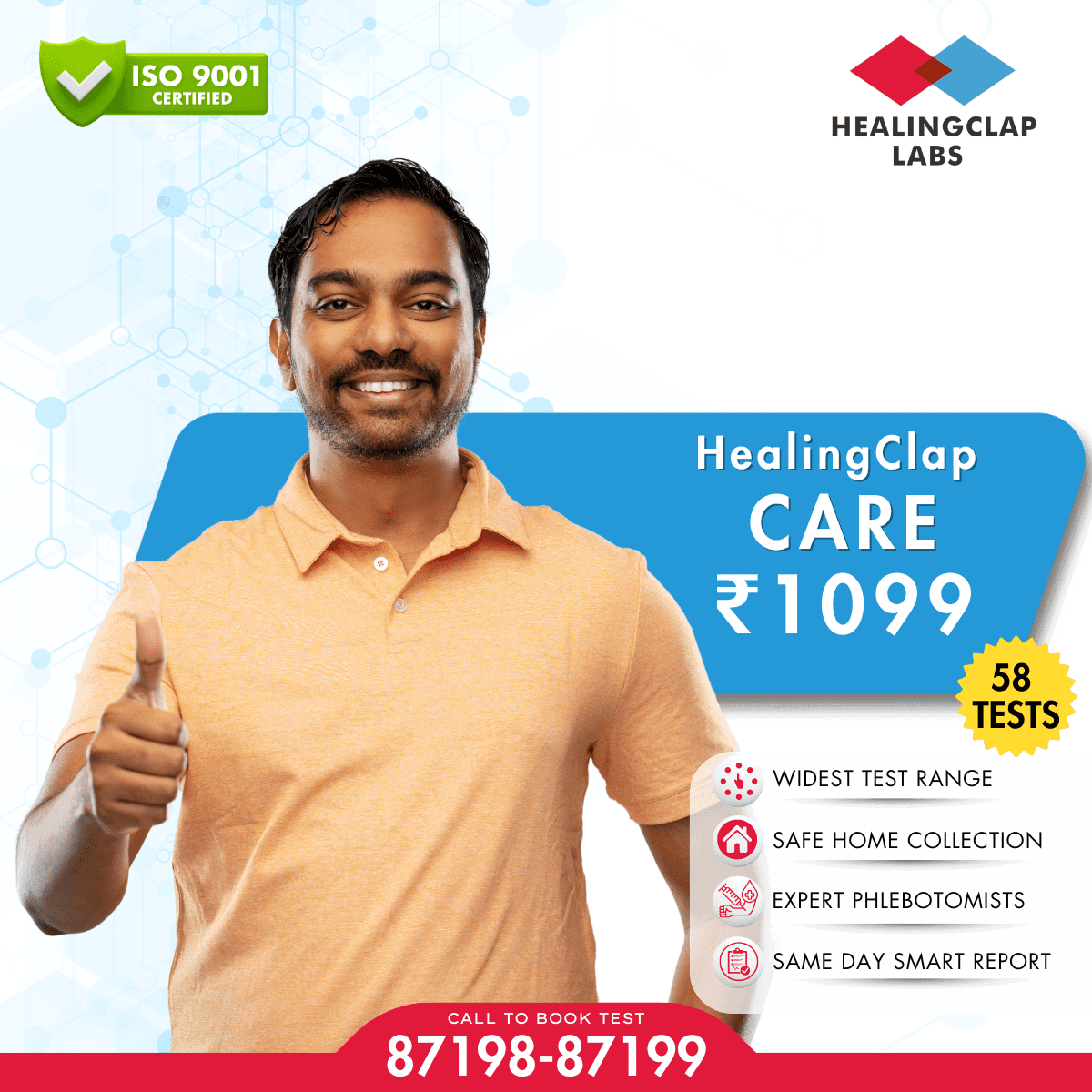 Landing Page - Paid ad 2 Healingclap-labs-care