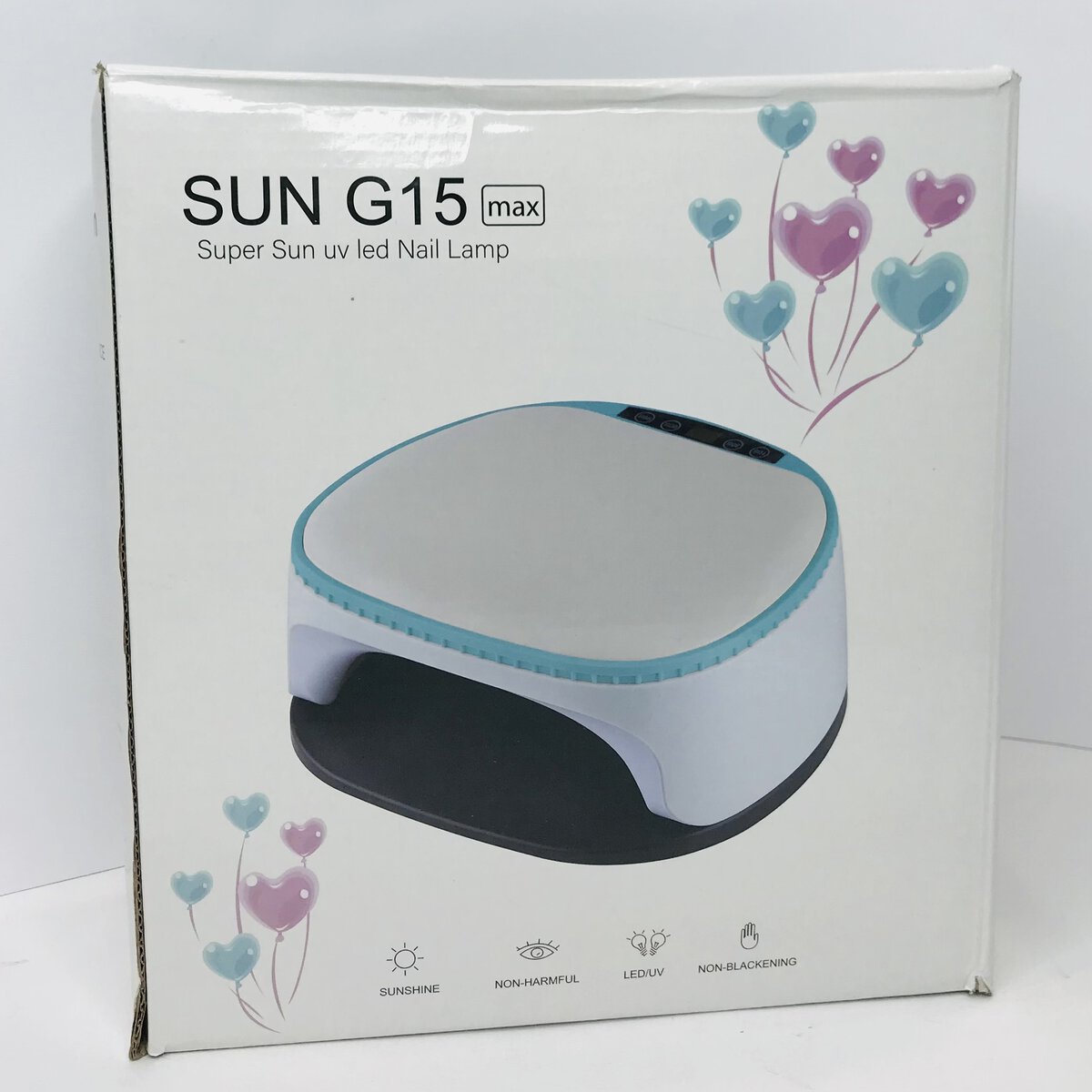 دستگاه UV SUN G15 MAX، یووی سان، خشک‌کن ژل ناخن، دستگاه UV LED، دستگاه ناخن‌کار، یووی 168 وات، لامپ UV ناخن، سشوار ژل ناخن، چراغ UV، خشک‌کن حرفه‌ای ناخن