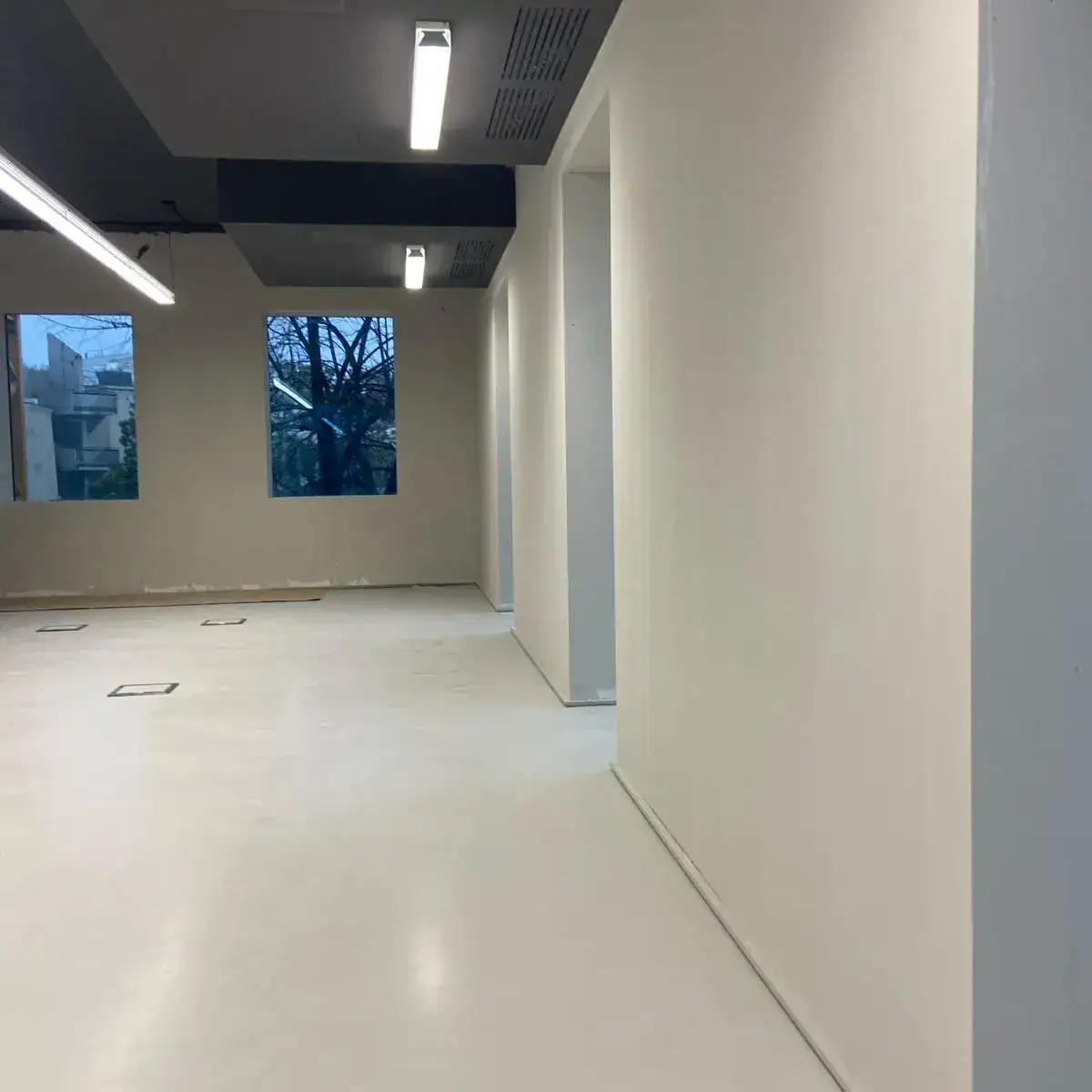 Rivestimento in resina  autolivellante Comfort fonoassorbente Banca Sella Torino