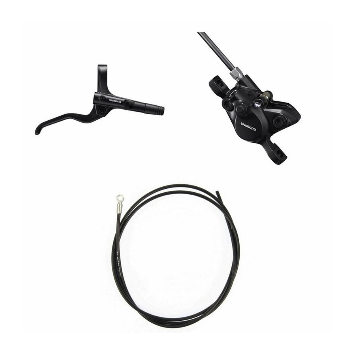 Задна хидравлична дискова спирачка Shimano BL-MT201 / BR-MT200, J-Kit