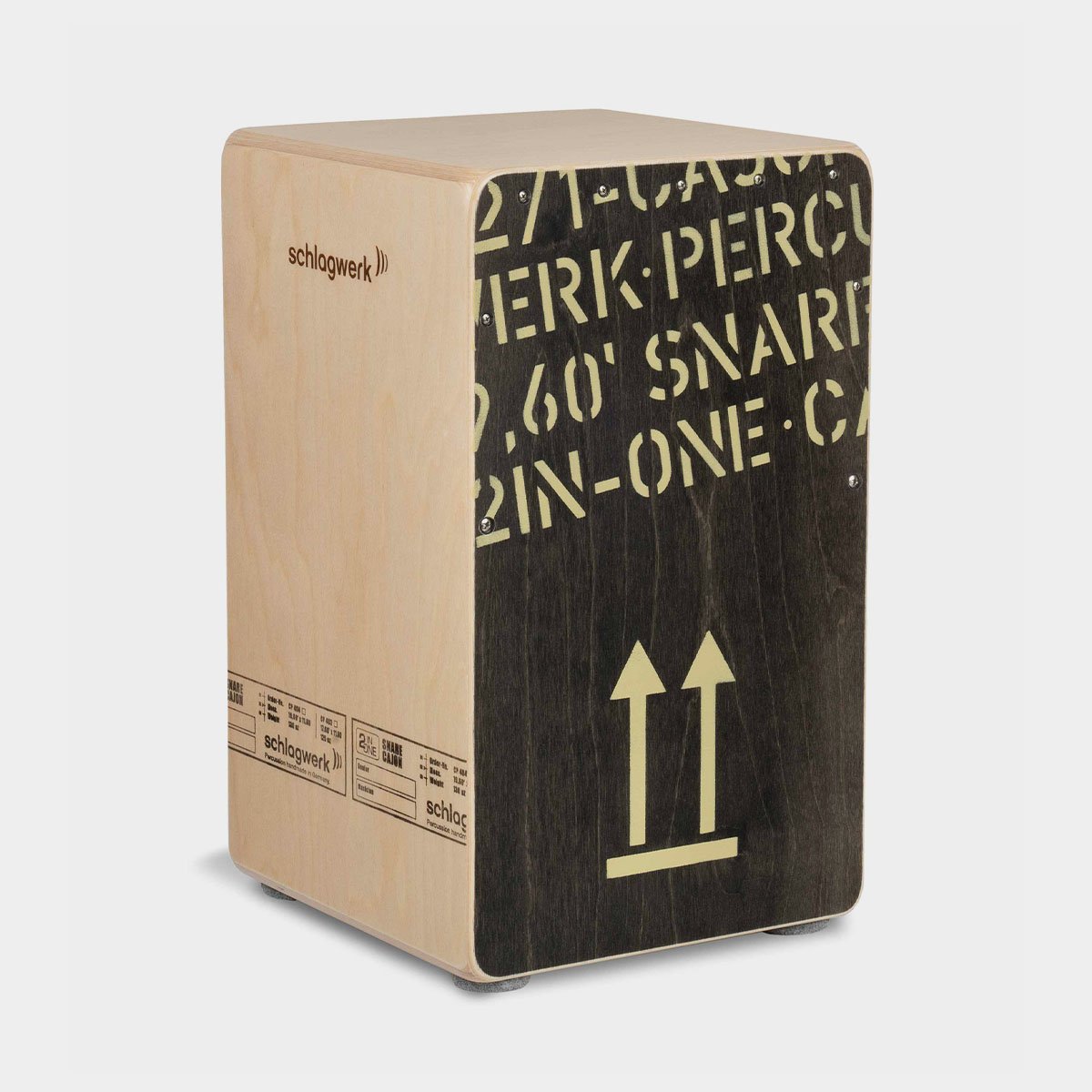 Schlagwerk CP404BLK Cajon 2inOne Black - Size L