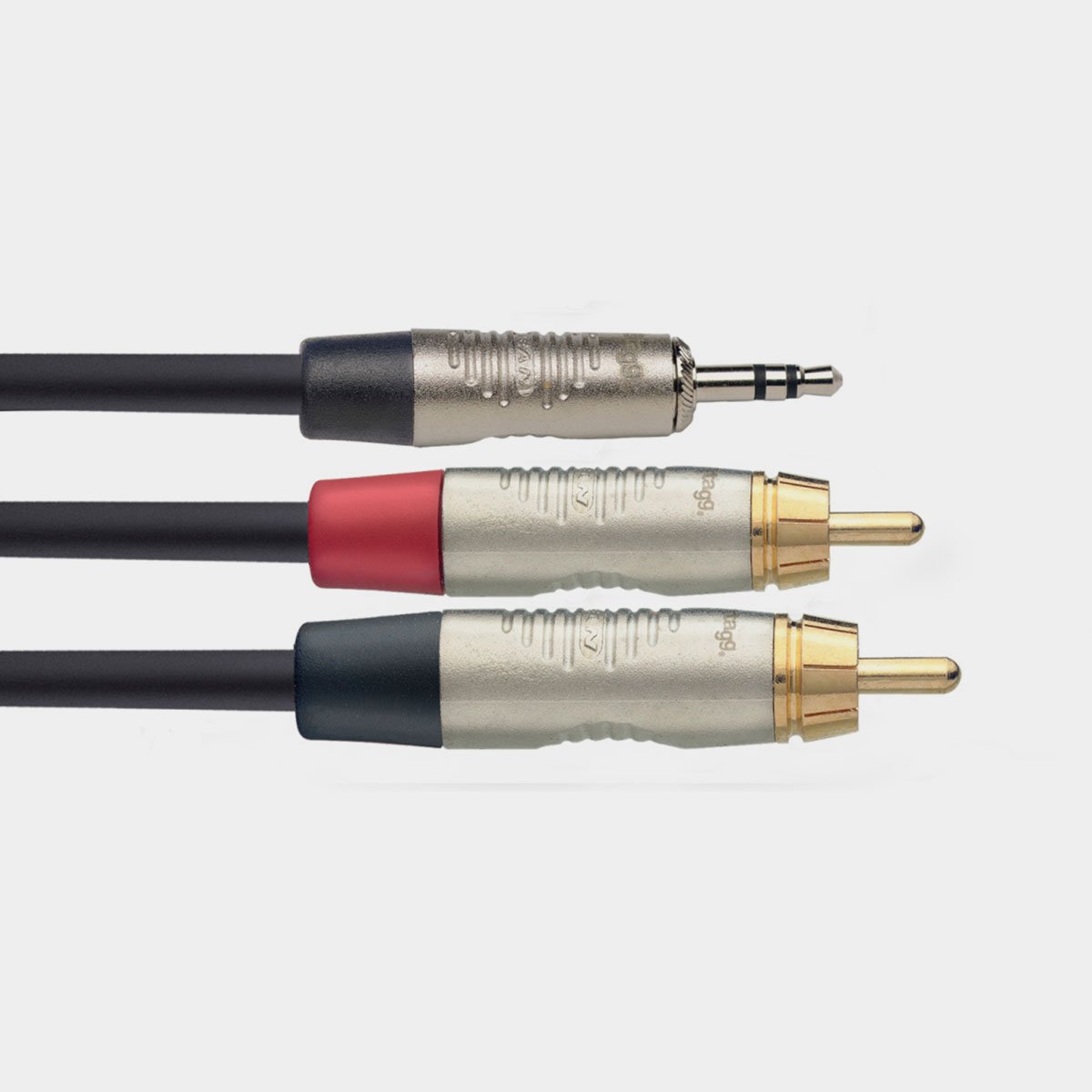 Stagg N-Series 1/8" Plug to 2 x RCA Y-Cable