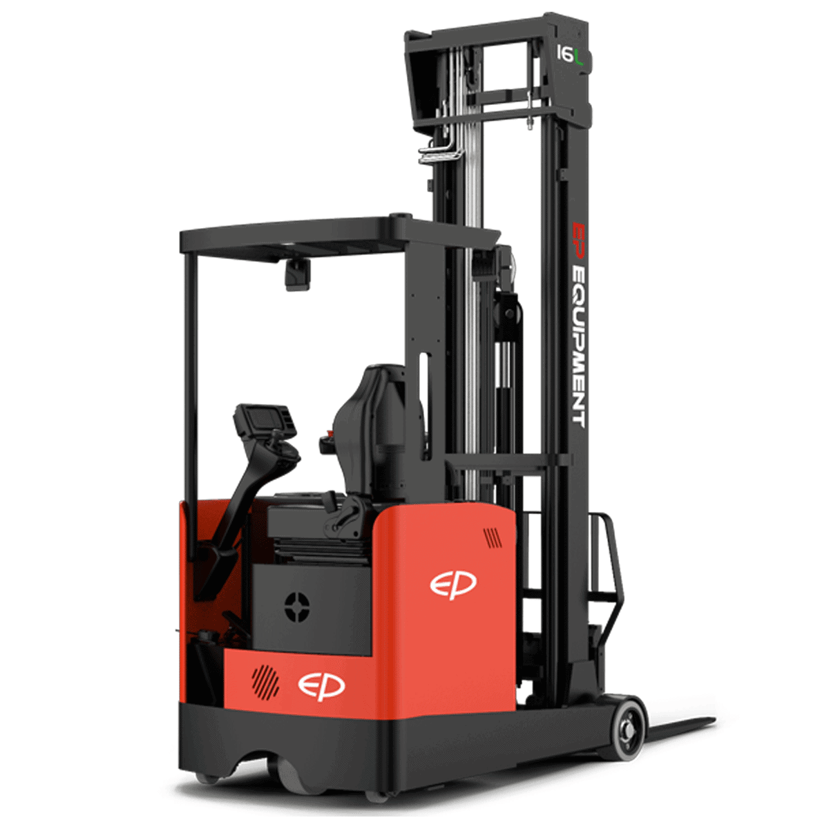 Montacargas Eléctrico Hombre Parado