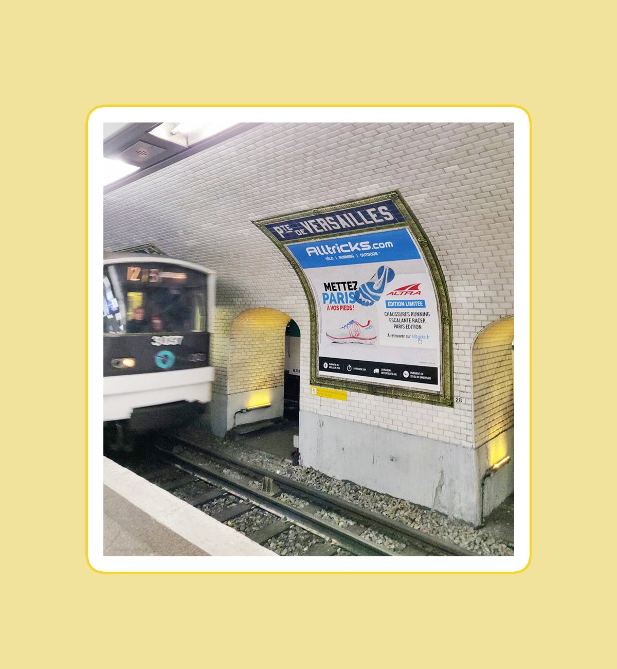 pub chaussure altra station metro paris