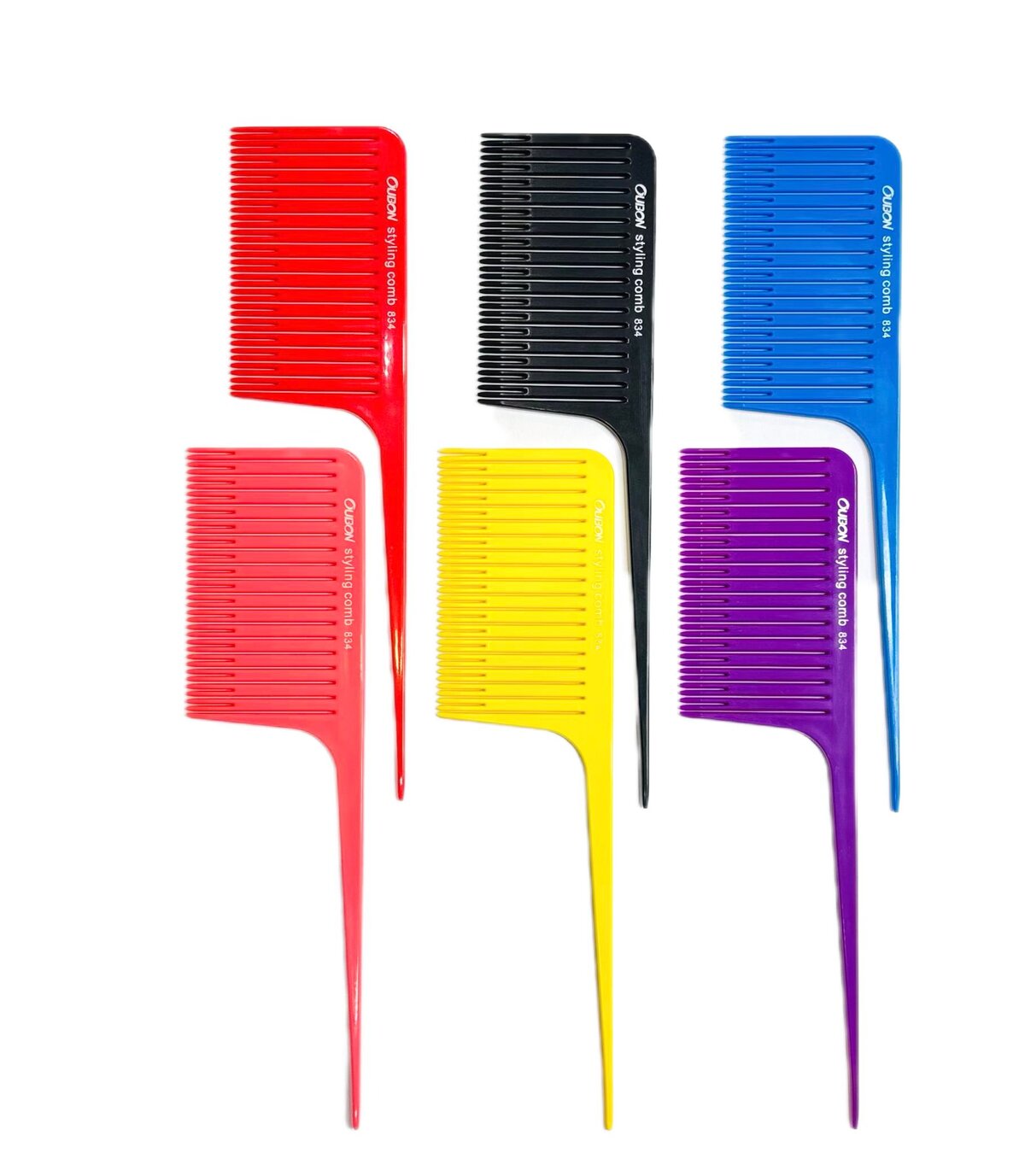 شانه بالیاژ رنگی دم باریک شانه رنگ مو، شانه دم باریک، شانه مخصوص بالیاژ، شانه مش حرفهای، شانه رنگآمیزی مو