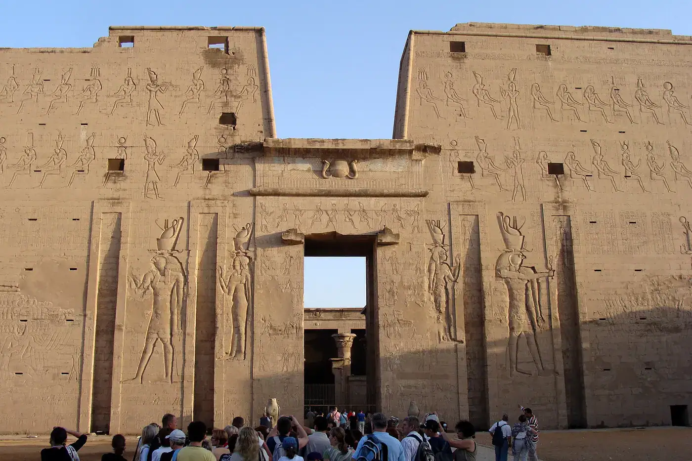 Monumental pylon of Edfu Temple