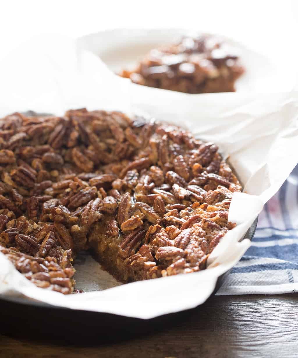 Piece removed from Bourbon Blondie