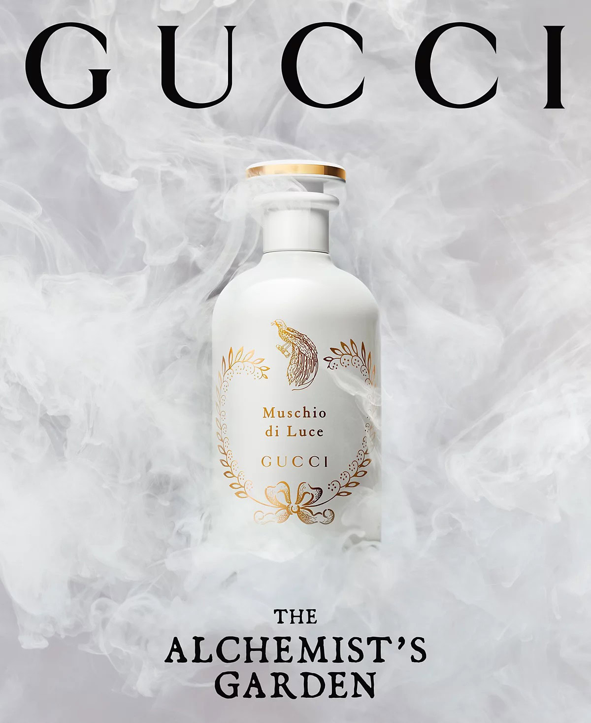 Gucci The Alchemist’s Garden Muschio di Luce Eau de Parfum 2025 perfume bottle