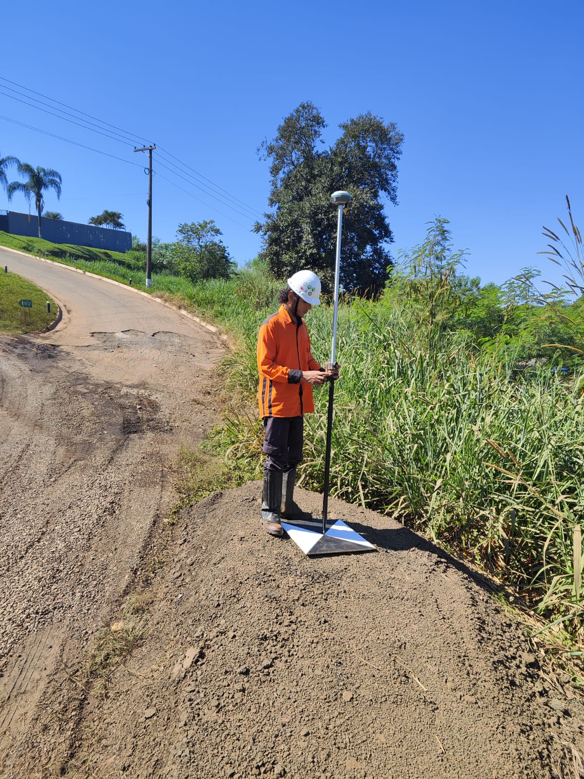 Ponto de controle com rtk - drone Jpg