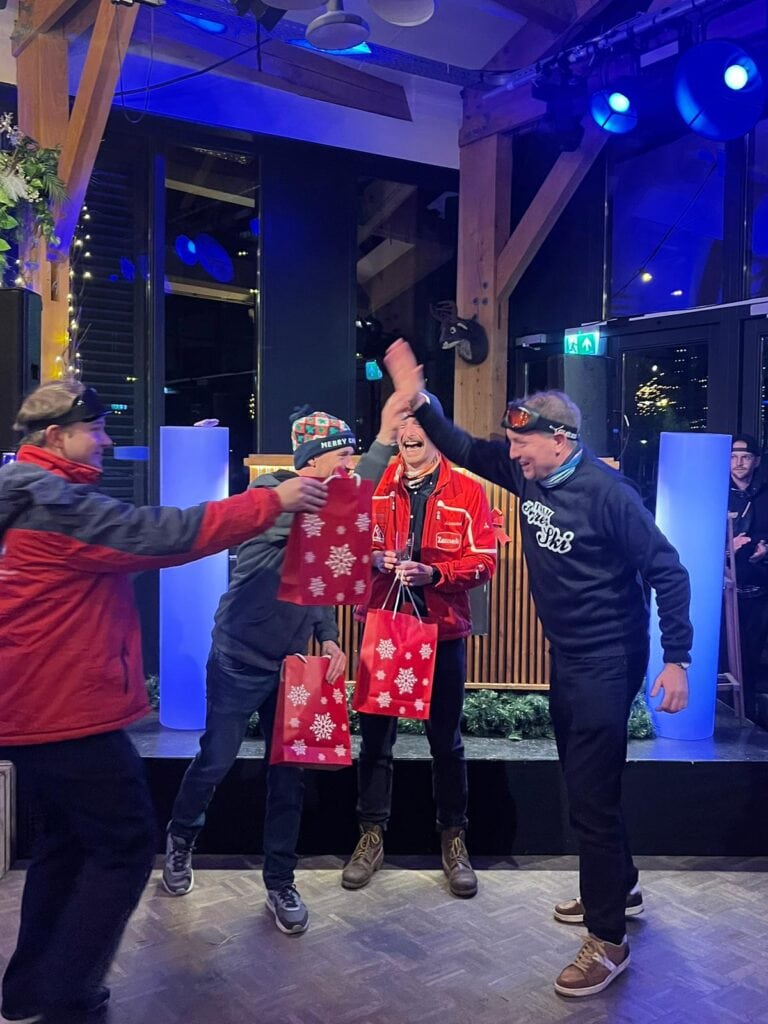High five voor de winnaars