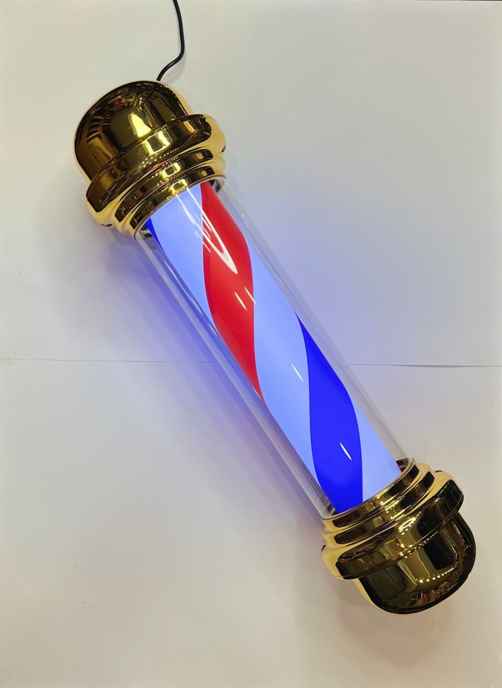 باربر پل نماد آرایشگاهی مدل گرد چراغ آرایشگاهی باربر، نماد آرایشگری نوری، چراغ دکوری سالن مردانه، لایت باربر پل