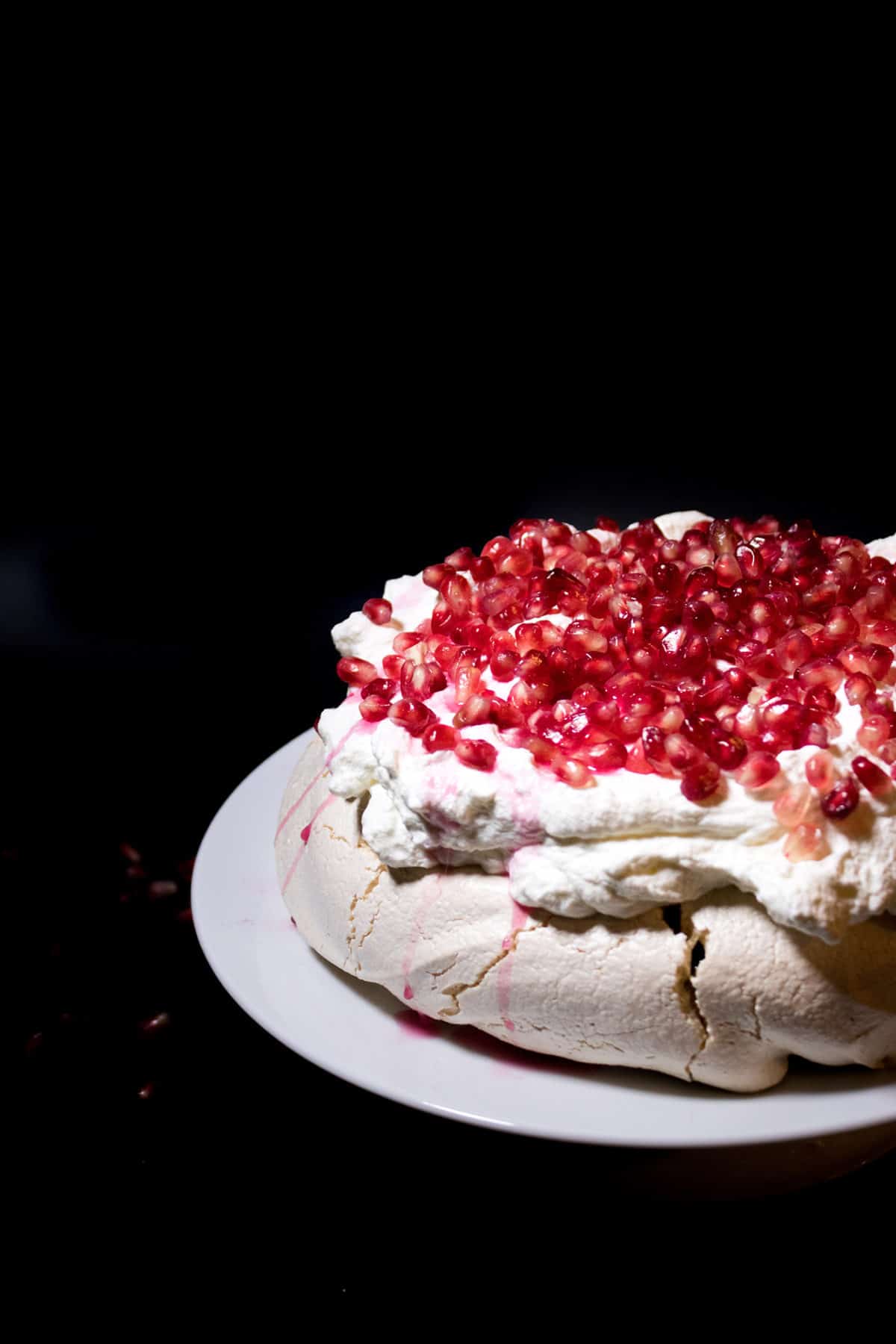 Pomegranate Pavlova