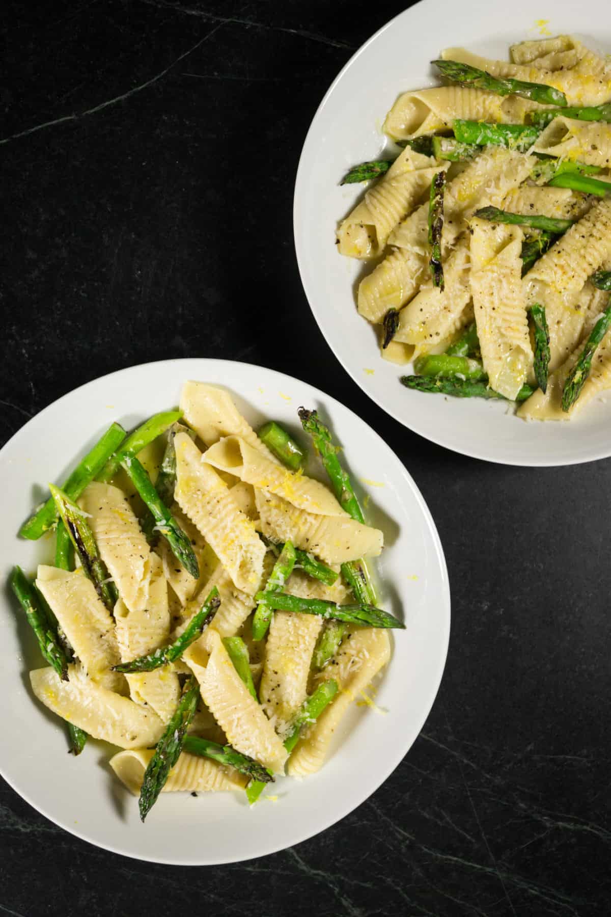 Asparagus and Lemon Garganelli