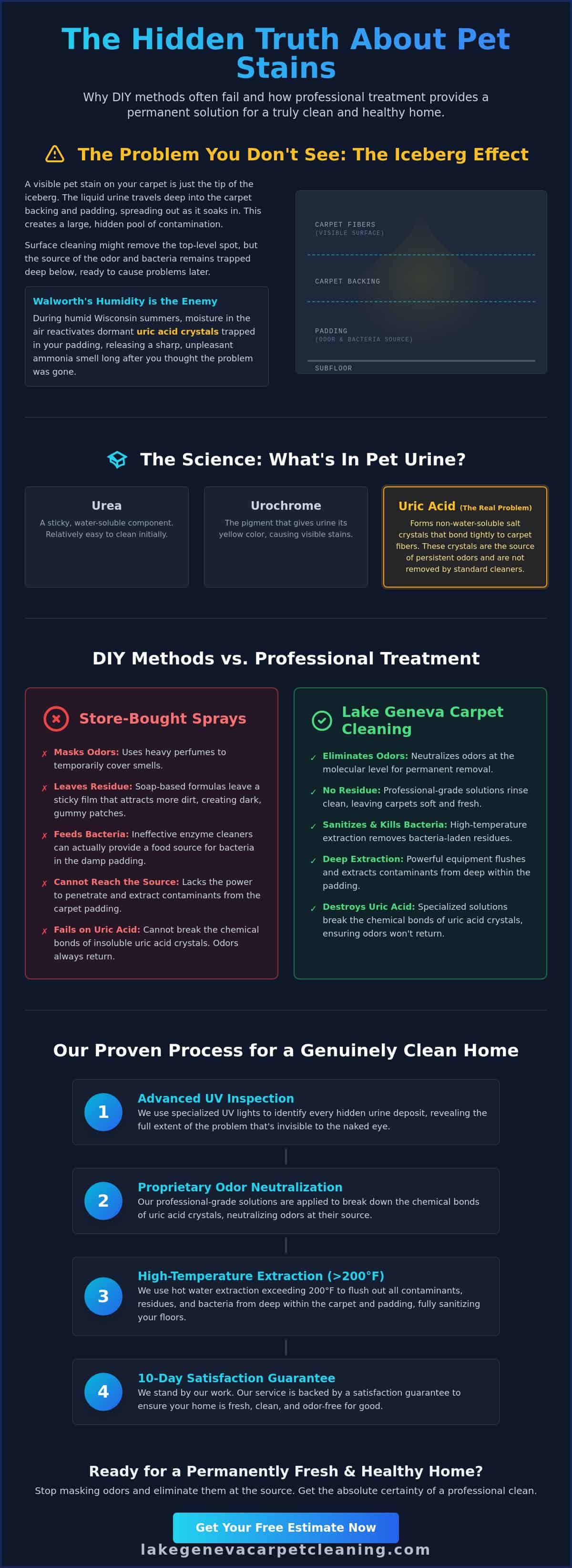 Pet Stain and Odor Removal Walworth WI: The 2026 Homeowner’s Buying Guide