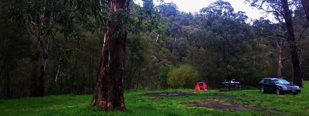 Free Camping at Italian Flats, Dargo Australia