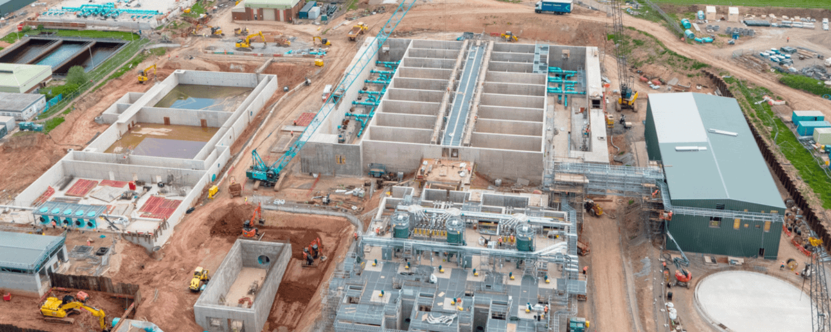 Frankley Water Treatment Works concrete structures