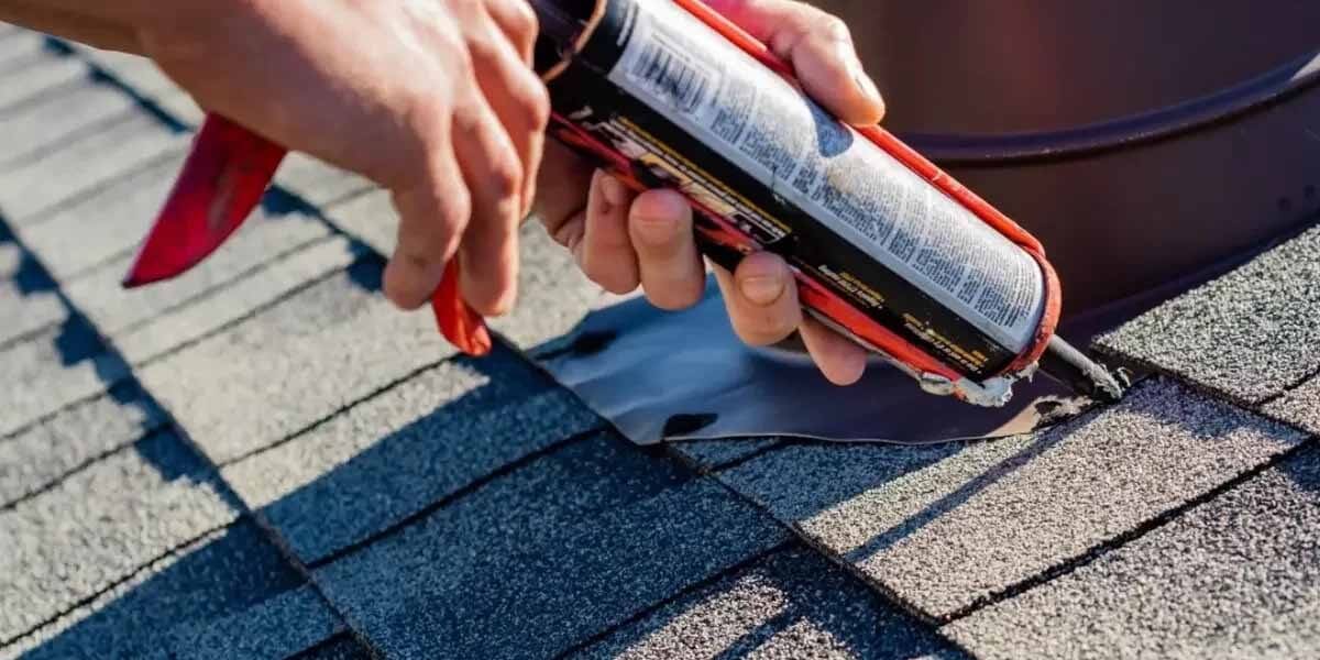 Closeup Roof Repair Closeup Roof Repair