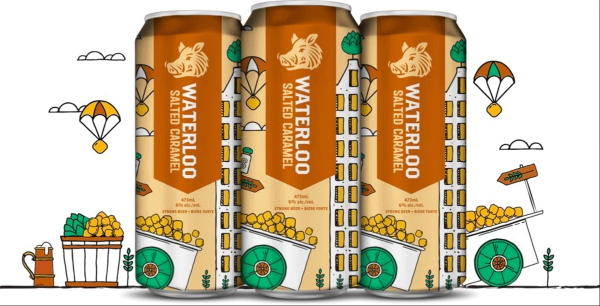Waterloo Brewing’s small-batch Salted Caramel Porter is a big hit this fall