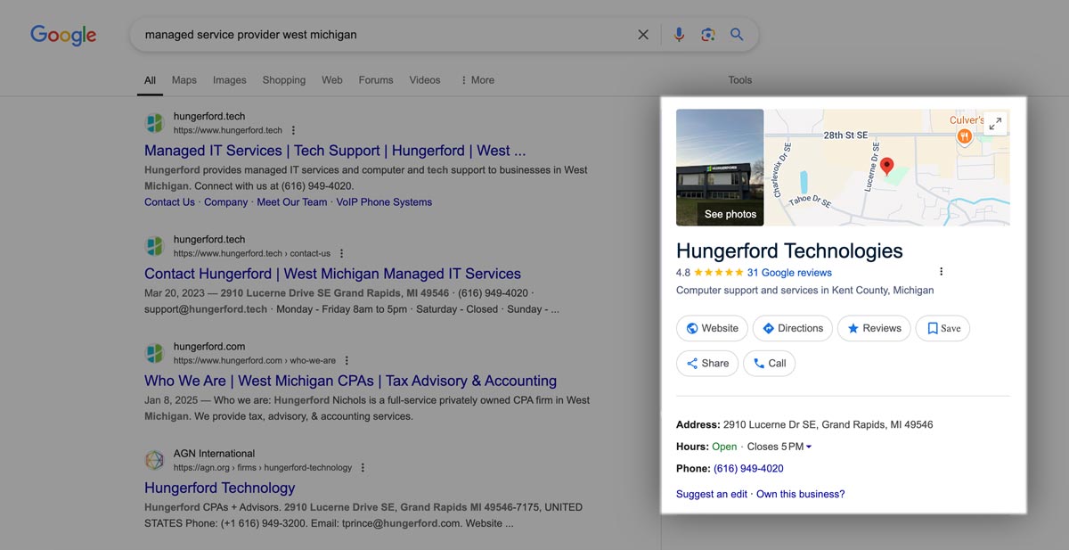 Website Optimized For Local Search Grand Rapids SEO