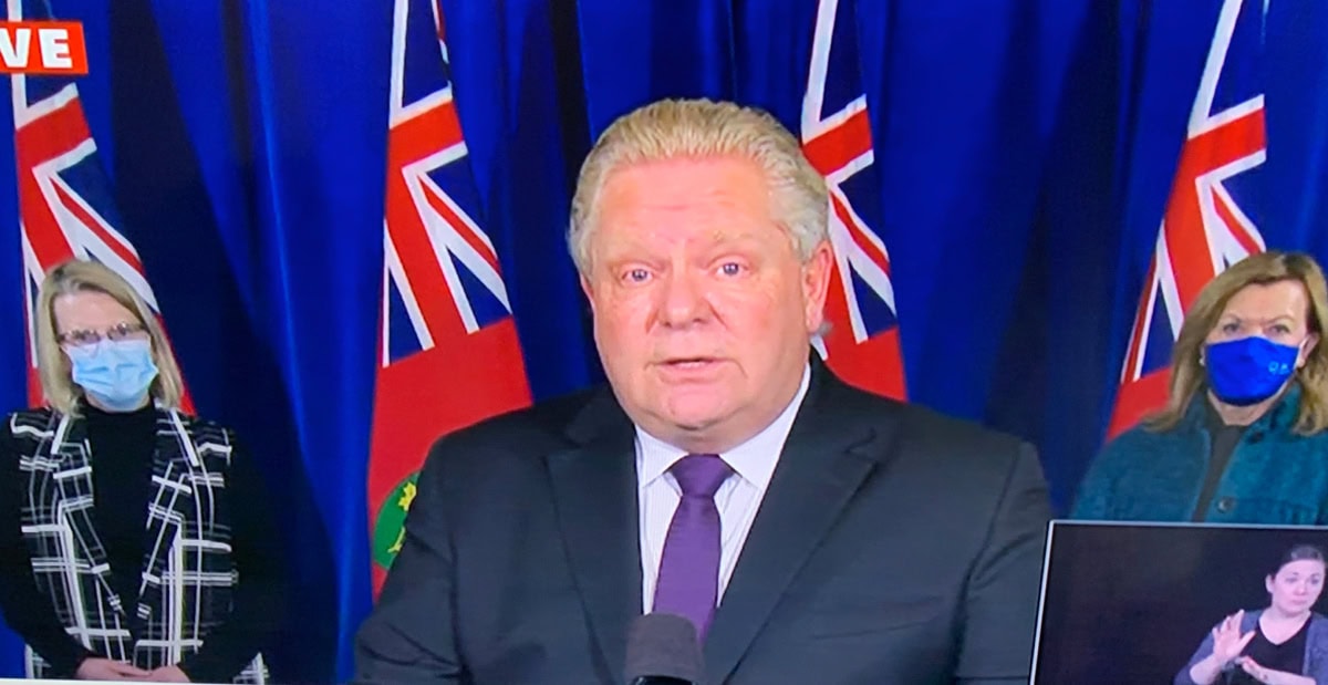 Ontario extending Stay-at-Home Order to Feb. 16 across most of the Province, Feb. 22 in Toronto, Peel and York