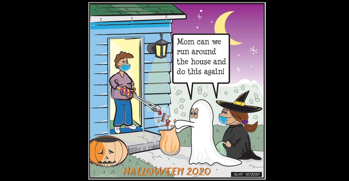 Views from the 6ix cartoon: Halloween 2020