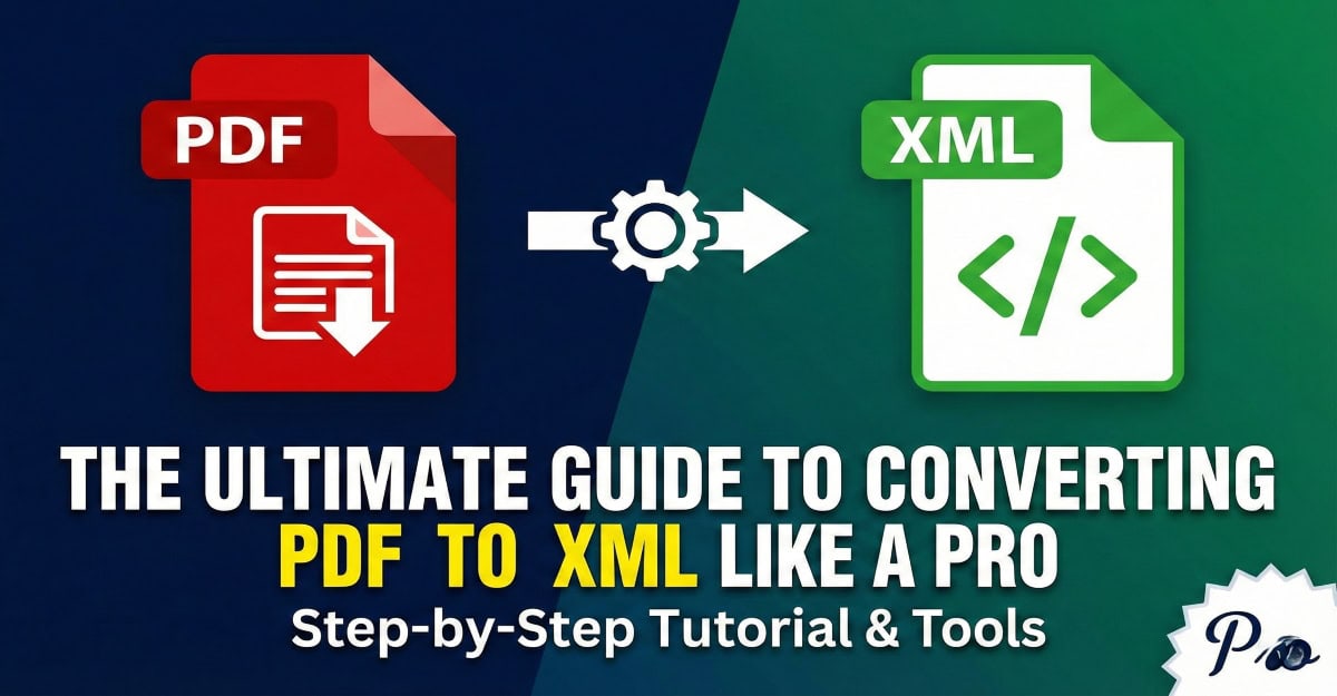 The Ultimate Guide to Converting PDF to XML Like a Pro