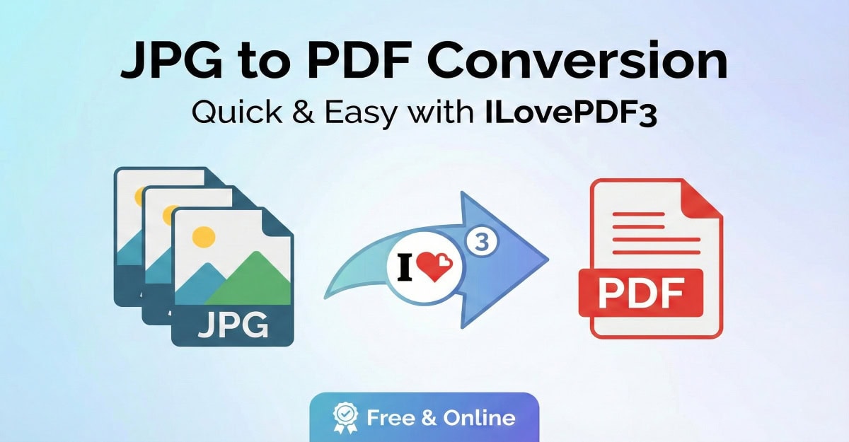 JPG to PDF Conversion with ILovePDF3