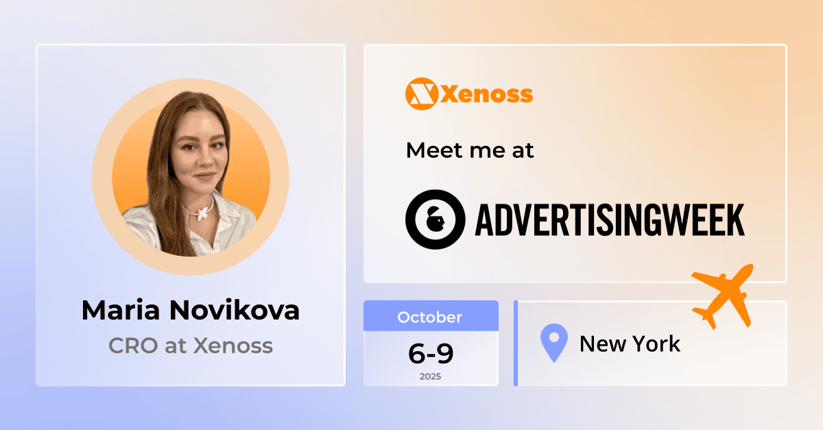 Xenoss at Advertising Week, New York, 2025 Xenoss at Advertising Week, New York, 2025