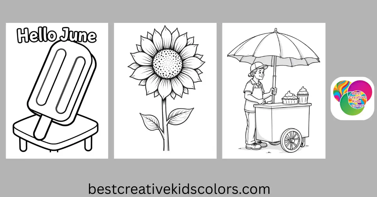 Free June Coloring Pages for Kids | 35+ Printable Sheets