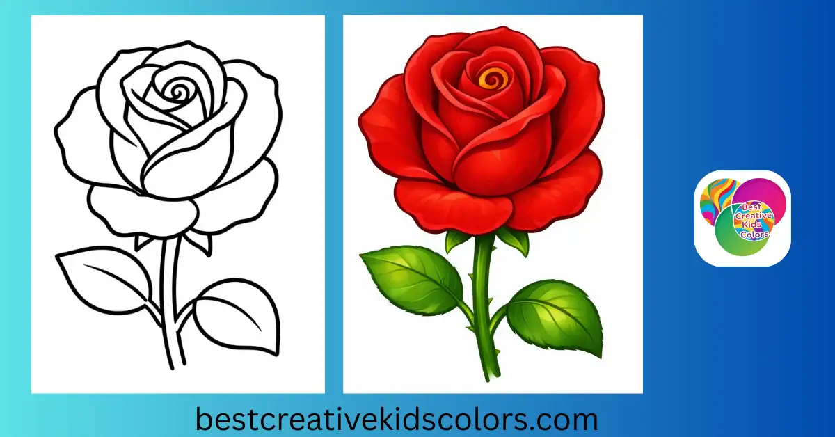 Free Rose Coloring Pages – Print or Color Online (50+ Designs)