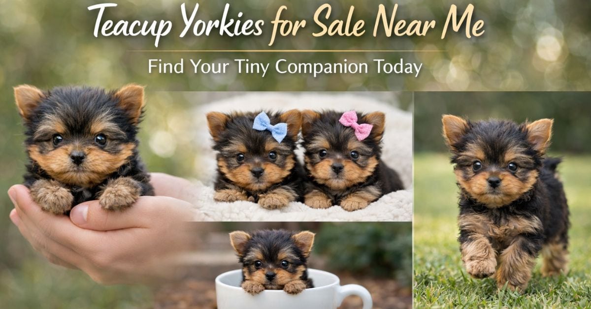 teacup yorkies for sale near me find your tiny companion today